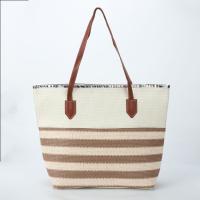 Bolsa de playa a rayas 2024, bolso de hombro para las axilas, bolso de lona informal de gran capacidad. - details 37
