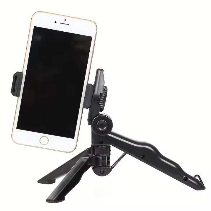 Soporte de Trípode Giratorio para Smartphone con Grado, Trípode Flexible para Teléfono con Palo Extensible para Selfies, Soporte Universa - 1