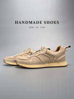 Zapatos hechos a mano de cuero vacuno de moda, transpirables y versátiles para hombre. - details 16