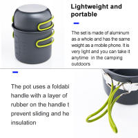 Utensilios de cocina para acampada, cubiertas, quemadores, cuchillos y tenedores plegables, ollas y sartenes portátiles - details 8