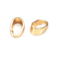 7x3,5 MM 6x4MM 7x5MM 9x4MM 18K Color oro latón dijes conector colgantes cierres suministros para fabricación de joyas accesorios Diy - details 17