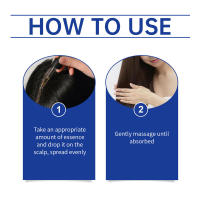 La esencia del cuidado de péptidos de cobre azul nutre el cabello rizado, suaviza, ilumina e hidrata el aceite esencial para el cabello. - details 3