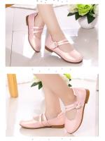 Zapatos de cuero con flores para niña, calzado plano de princesa para fiesta de boda, dulce y suave, clásico, para primavera y otoño - details 15
