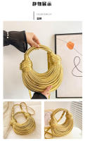 Nuevo Bolso de mano tejido a mano para pan y fideos, con cable eléctrico, para hombro, - details 18