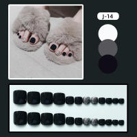 Uñas postizas para dedos de los pies, Uñas postizas impermeables y transpirables para manicura, persona experta, color negro sólido - details 6