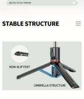 Trípode para Selfie Stick, Trípode Estable Reforzado y Selfie Stick Portátil Ampliable, con Control Remoto Inalámbrico y Soporte para Trípode, para Selfies en Grupo/Transmisión en Vivo/Grabación de Video, para iPhone, para Smartphones Android - details 1