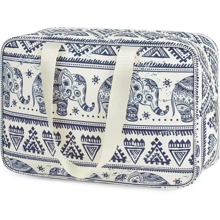 Neceser Bolsa de Viaje Organizador de Maquillaje para Mujeres y Niñas (Marrón) - 1
