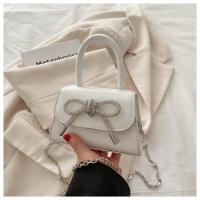 Mini bolsa de hombro con cordones para mujeres, correa de hombro para mujeres, solapa de cuero PU, cadena, moda - details 19