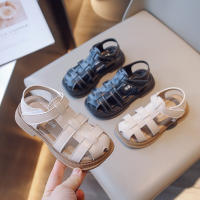 Sandalias para niños, verano de suela suave antideslizante, ligeras, simples y de moda, zapatos de playa versátiles para niños y medianos. - details 2