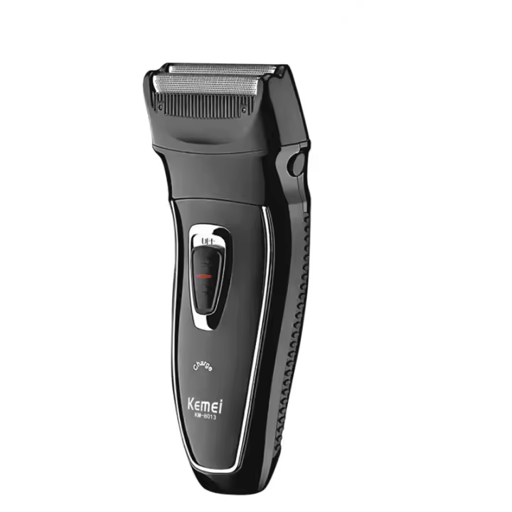 KEMEI-Afeitadora eléctrica recargable de 2 cabezales, máquina de afeitar electrónica recíproca, cortadora de pelo rotativa, afeitadora para el cuidado facial, KM-8013 - 1