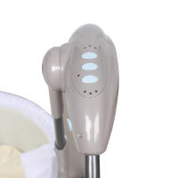 Columpio eléctrico para bebé, cuna con Bluetooth, rebotador de música, silla de columpio automático, balancín remoto con cama de cortina, azul - details 21