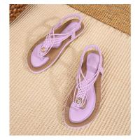 Sandalias de Mujer Bohemias Tejidas 2025 Suela Plana Tallas 36-44 Estilo Veraniego Casual para Playa y Ciudad - details 40