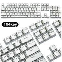 Teclado nical de Metal galvanizado 104 87Key Cross personalidad translúcido oro Sier juego Keycap - details 1