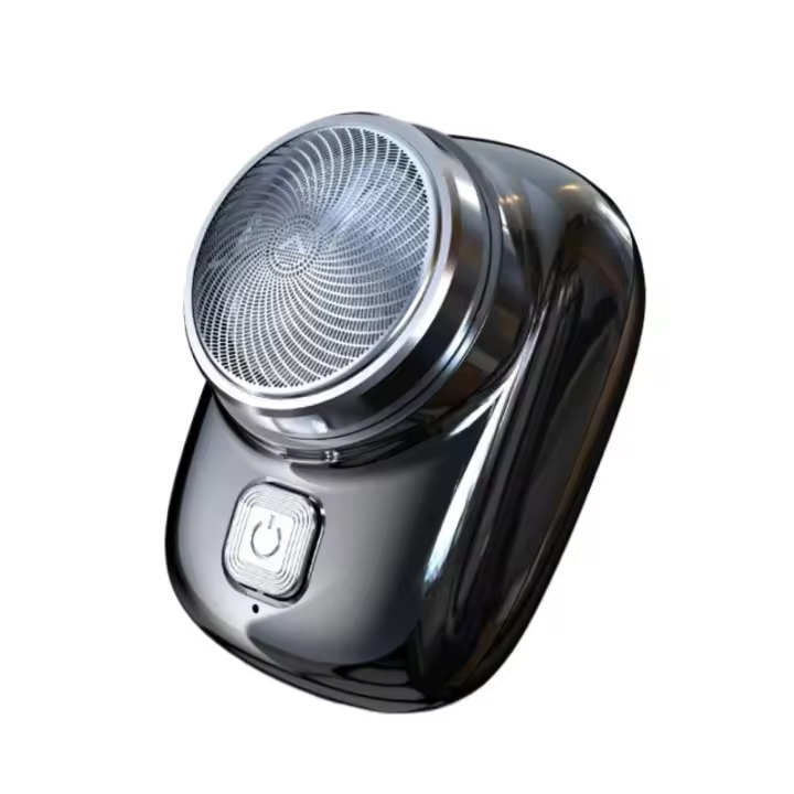 Mini Afeitadora eléctrica recargable por USB, afeitadora portátil de bolsillo para hombres - 1