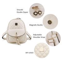 Mochila de Cuero PU para Mujer, Mochila Informal para Viajar, Trabajo Escolar, Bandolera, Conjunto de Mochila - details 5