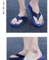 Zapatillas de hombre, chanclas informales de moda para interiores, zapatos transpirables con Clip para verano, Zapatillas de casa, chanclas para hombre, novedad de 2023 - details 14