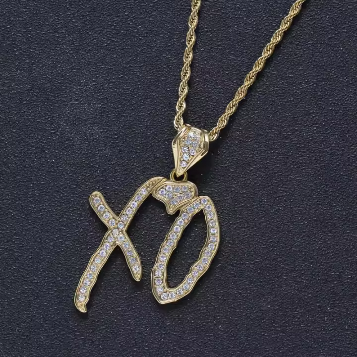 Collar De Dólares Con Bolsa De Dinero Iced out De Cuero Genuino De Alta Calidad Para Hombres Y Mujeres Joyería De Moda Hip Hop Rock - 1