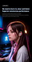 Original QKZ Hi6T Wired Earphones In-ear 3.5mm AUX With MIC Wired Control Heavy Bass For Running Live Streaming Gaming Music - details 8