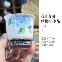 Juego de kung fu grande maestro de cerámica hecho a mano, taza de degustación individual, tazón de té - details 9
