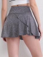 Faldas Deportivas De Un Solo Color Con Bolsillo, Faldas Activas De Golf, Running Y Tenis, Ropa Deportiva Para Mujer - details 1