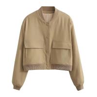 Chaqueta Bombera de Manga Larga Vintage Moda Casual para Mujeres con Bolsillos - details 5