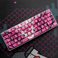 Alleron keycap polvo dragón lado grabado luz altura original pbt sublimación térmica de cinco lados adecuada para todos los teclados de eje magnético (teclado no incluido) - details 10