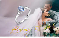 -anillo de compromiso de Plata de Ley 925 con Topacio azul cielo, joyería fina ovalada con gemas, regalo de aniversario - details 0