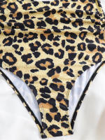 Bañador de una pieza para mujer, traje de baño con realce, Monokini Sexy recortado, ropa de playa para verano, 2024 - details 6