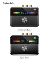 Adaptador de Audio de iluminación RGB con Bluetooth 5,3, convertidor NFC DAC de 3,5 MM, AUX Coaxial óptico Digital a transmisor receptor analógico - details 16