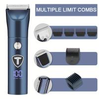 Cortadora de pelo profesional para hombres, recortadora de ingle y cuerpo, Afeitadora eléctrica reemplazable, máquina de aseo multifuncional - details 0