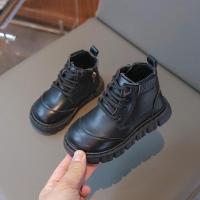 Botas de moda para niños y niñas, zapatos de cuero elegantes, versátiles, antideslizantes, suaves y cómodos, estilo coreano, invierno, 2024 - details 4