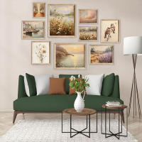 Póster de Paisaje Francés Vintage Arte Rústico en Lienzo para Decoración de Sala - details 1