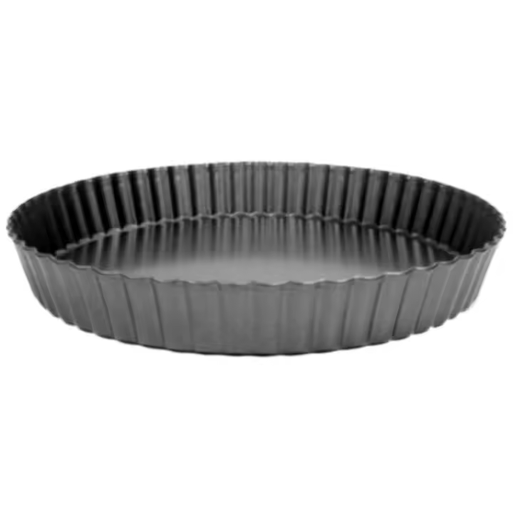 Sartén antiadherente para Tartas de Pizza, molde redondo extraíble, fondo suelto acanalado, resistente, 9 pulgadas - 1
