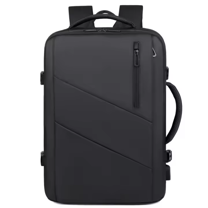 Bolso para Computadora de Negocios de Gran Capacidad Mochila de Cuero Anti-Salpicaduras con Sensación de Alta Gama - 1