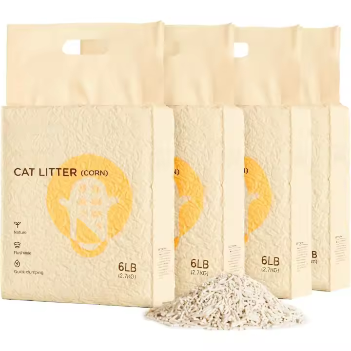 FUKUMARU Tofu Cats 10.8kg - Arena aglomerante para gatos, mezcla de pellets de maíz, sin excrementos y fácil de aglomerar, control de olores, se puede desechar - 1