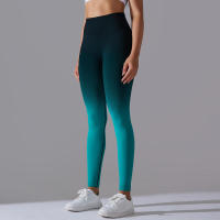 Yoga degradado para mujer, leggings de gimnasio de cintura alta, pantalones deportivos sin costuras, pantalones de entrenamiento para correr - details 41