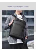 Mochila premium de gran capacidad para hombres, bolsa de ordenador, bolsa de viaje para viajeros de negocios, mochila multifuncional USB - details 13