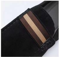 Nuevos hombres jóvenes PU terciopelo cuero antideslizante vestido plano transpirable medias zapatillas verano primavera otoño zapatos casuales - details 9