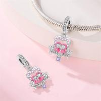 Abalorio Original de Plata de Ley 925 para mujer, abalorio de alta calidad adecuado para pulsera DIY, cuentas de amor para el Día de San Valentín, regalos de joyería para fiesta, nuevo - details 15
