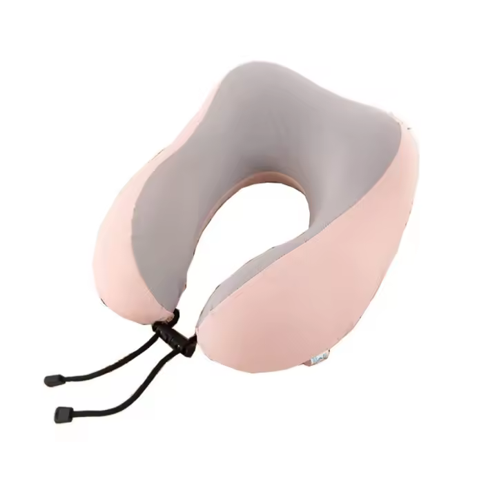 Almohada de viaje en forma de U, cojín portátil de protección para el cuello de 360 ​​grados, almohadilla para el cuello para siesta, extraíble y transpirable - 1