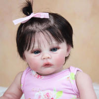 Muñeca Reborn de silicona suave para niña, juguete de bebé de 19 pulgadas, casa de juegos realista, venas visibles, tono de piel 3D, 48 CM - details 2