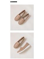 Zapatos sencillos de boca baja de un solo paso para mujer, nuevo estilo 2025, mocasines planos casuales versátiles para mujer - details 4