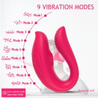 Vibrador Inalámbrico Control Remoto OOEEY para Mujeres Estimulador de Clítoris Juguetes Sexuales para Parejas Adultas Forma U Masturbador Dual - details 0