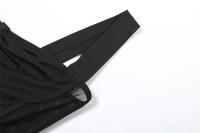 BUNO-monos de malla de retales para mujer,con tirantes finos, moldeador de cuerpo, mono ajustado transparente, fiesta para niñas, Club de una pieza - details 9