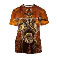 Camisetas con estampado 3D de talla grande para hombre y mujer, banda de Rock, informal, Punk, divertido, Hip Hop, Pop, deportes, manga corta transpirable de secado rápido - details 3