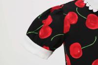 Vestido de Fiesta de Cumpleaños de Princesa para Niñas en 2025 Estampado de Cereza Lindo - details 15