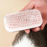 Cepillo de baño de silicona para mascotas, Gel de ducha recargable, depilación, cepillo de masaje para perros, mango ergonómico, peine de aseo para gatos de doble uso en seco y húmedo - details 8