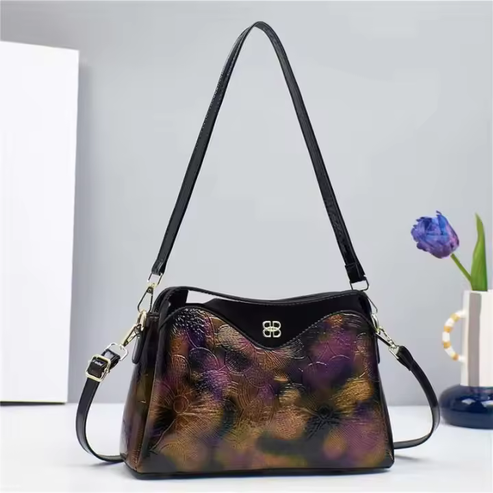 Bolso cruzado de gran capacidad para mujer de gama alta, correa para un solo hombro, diseño moderno 21493 - 1