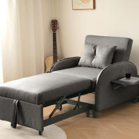 Sofá Cama Extensible Multifuncional Plegable, Reclinable, Ajustable en Tres Formas, Tamaño Compacto, Mesa de Té Plegable, Ideal para Pequeñas Habitaciones - details 0
