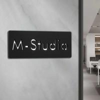 Placas de Puerta de Número de Casa Modernas de Acrílico Placa de Tablero de Tienda Personalizable para Café, Apartamento, Villa, Hotel, Caja de Correo - details 3